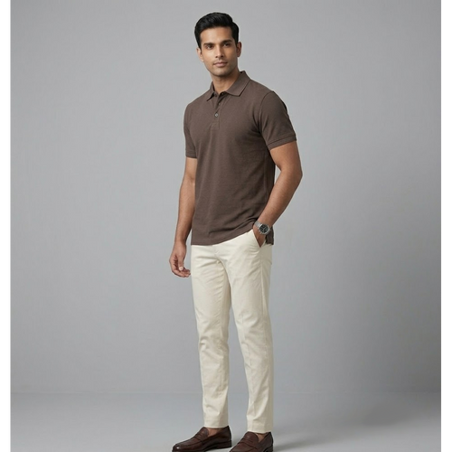 Coffee Brown | Polo T-shirt
