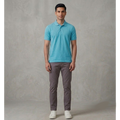 Cotton Polo T-Shirt – Sky Blue
